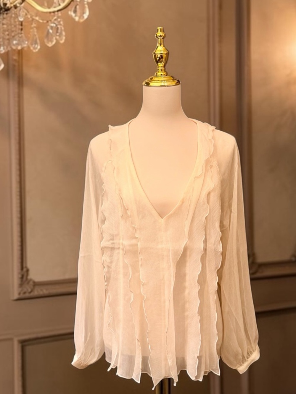 Lucky Brand Femme Ruffle Top